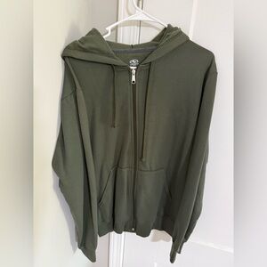 Oversized Green Jacket